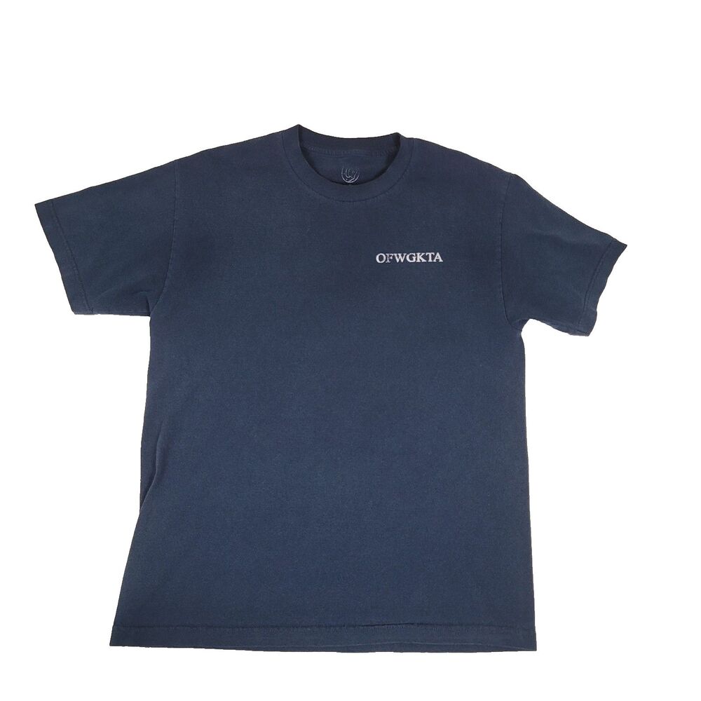 OFWGKTA Odd Future Donut Logo T Shirt Mens L Black Graphic Skate Streetwear